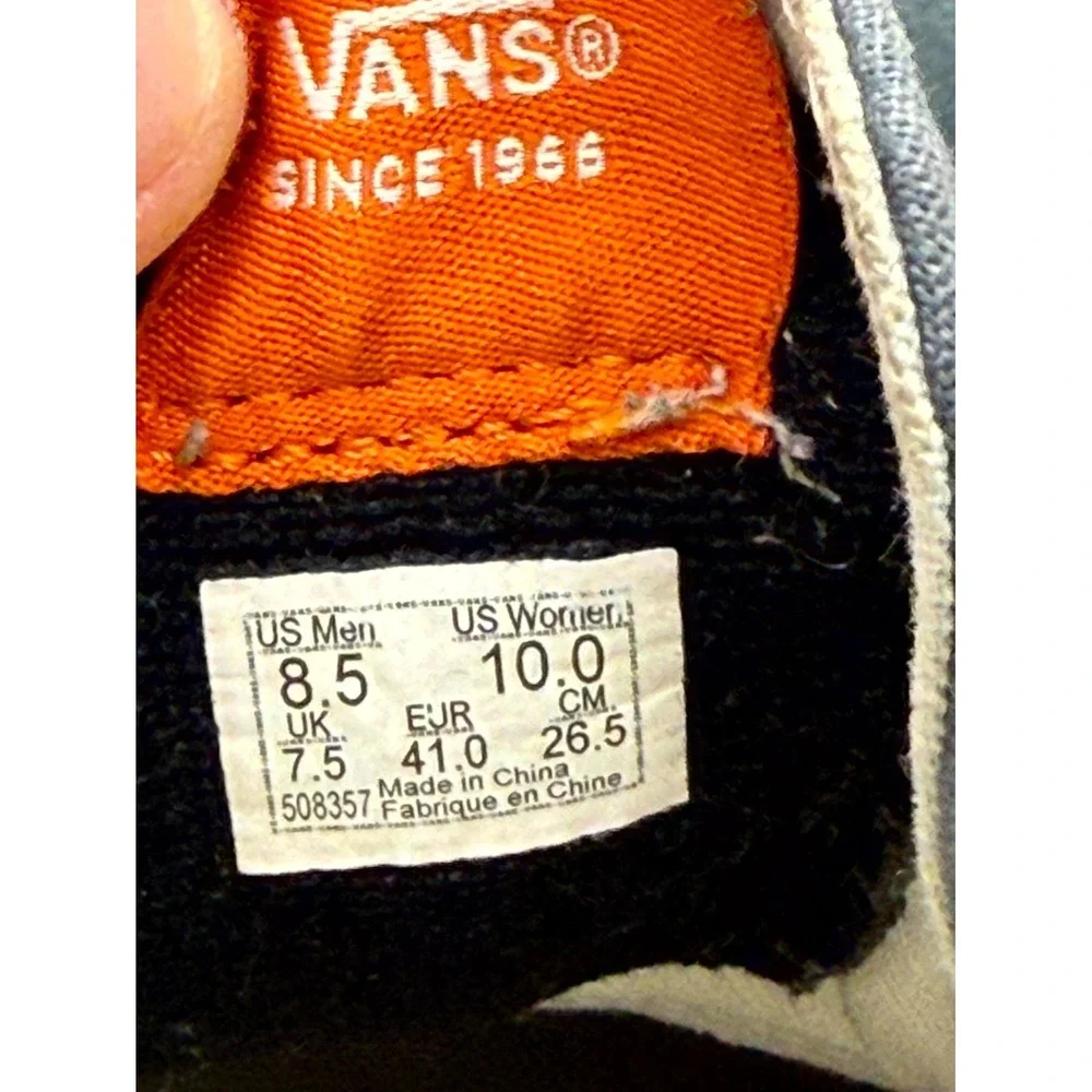 Vans‎ Classic Sk8 Low VN0A5KXDBLG Mens 8.5 Sneaker Blue Green Skateboard Shoes